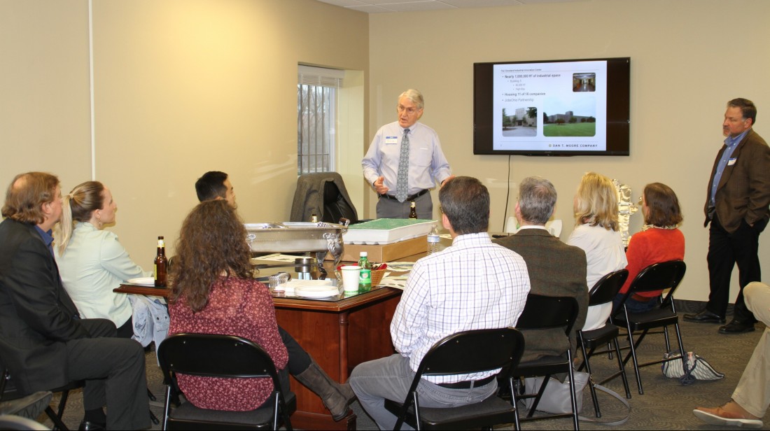 Dan Opens Rooftop Green Architect Event Presentation