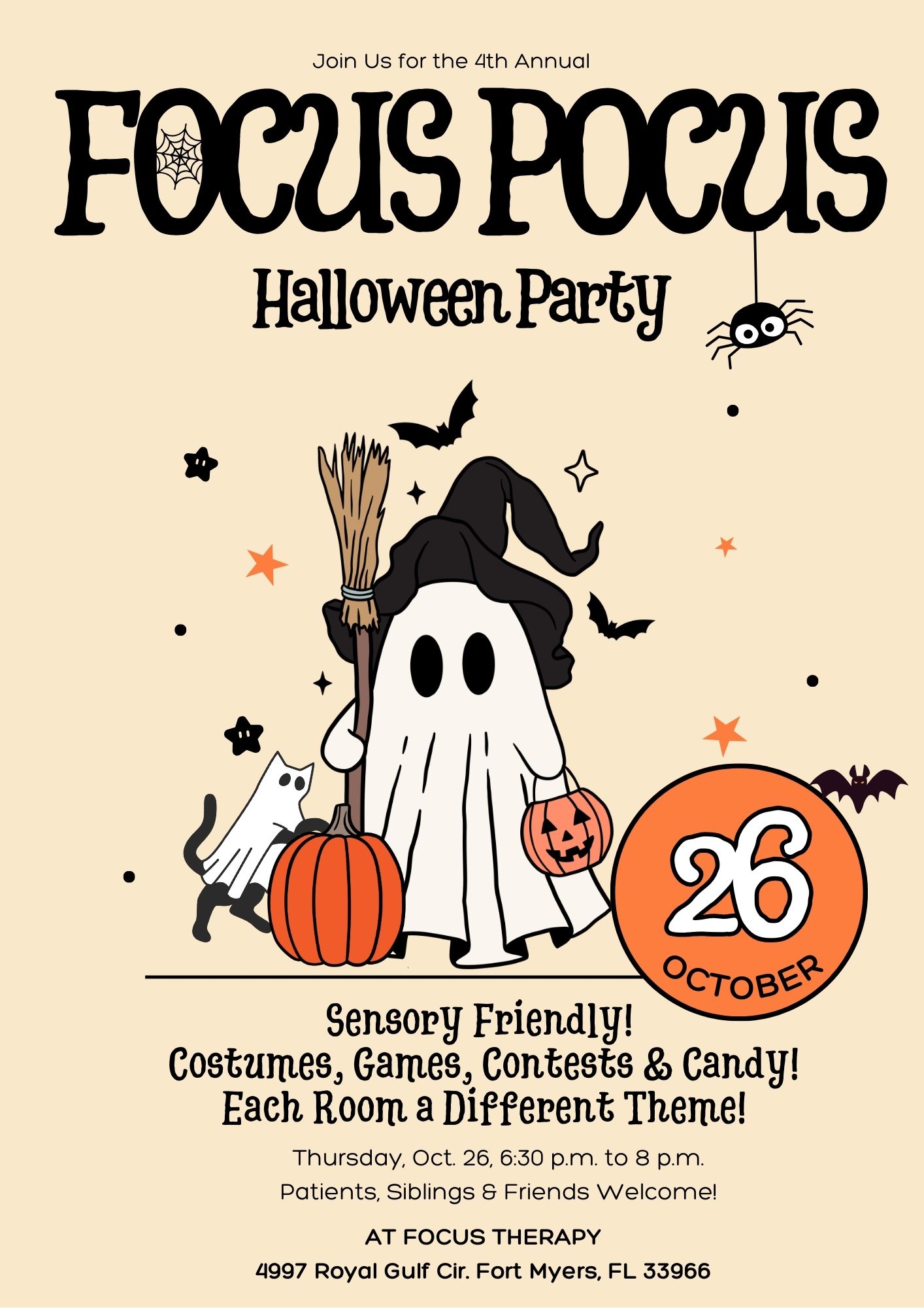 sensory-friendly Halloween party in Fort Myers