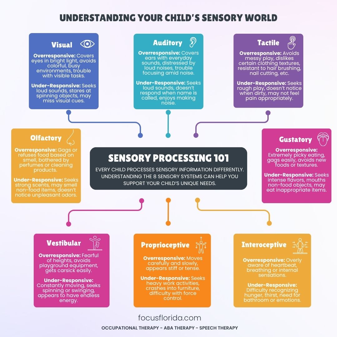 Sensory processing 101 Fort Myers occupational therapy