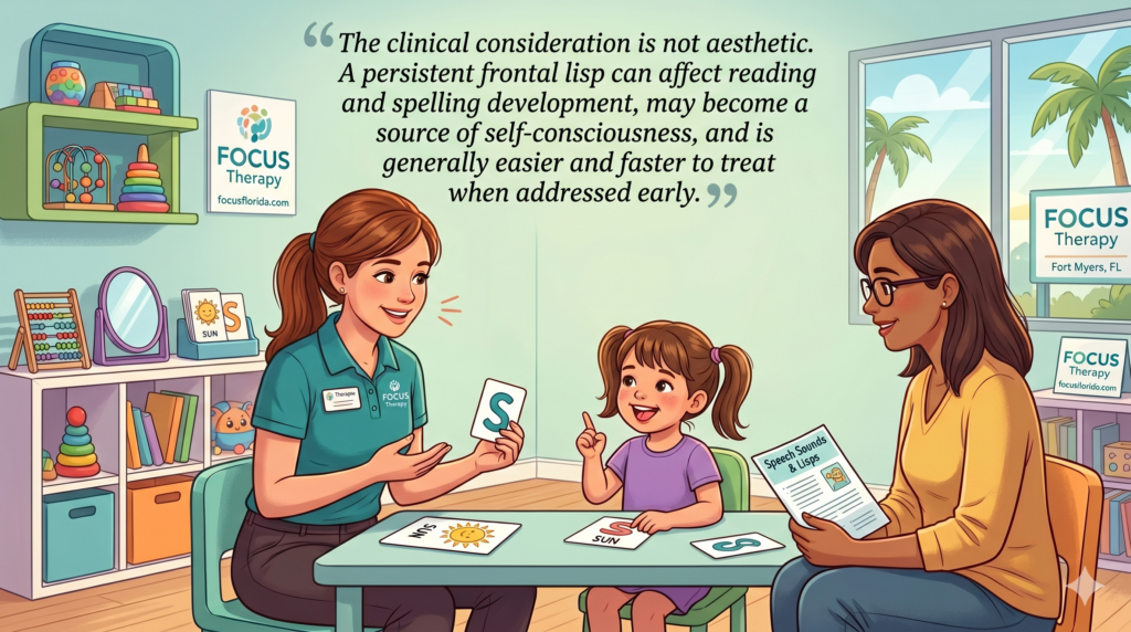 Fort Myers speech therapist talks persistent frontal lisp and other speech sound concerns