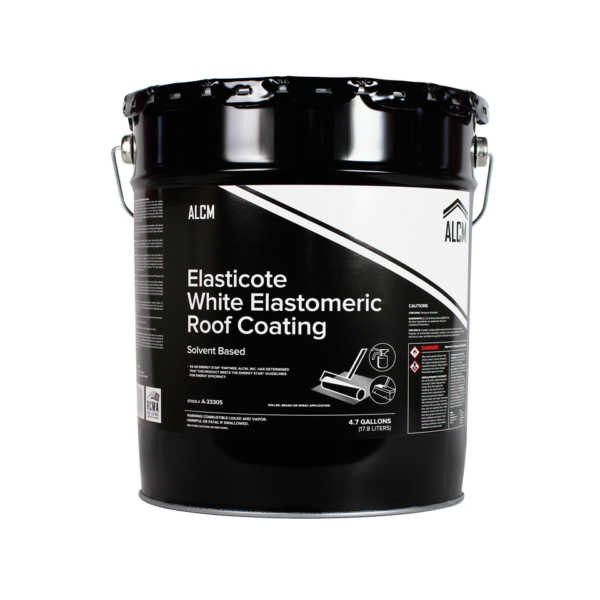 Elasticote White Elastomeric Roof Coating (Solvent Based) ALCM